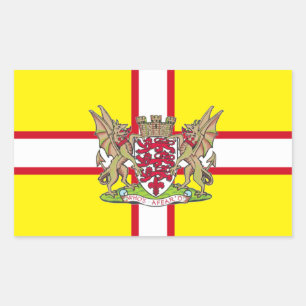 Dorset Rechteckiger Aufkleber