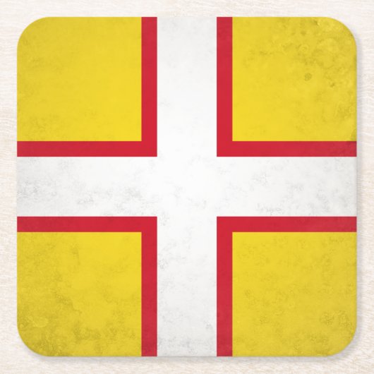 Dorset Rechteckiger Pappuntersetzer (Vorderseite)