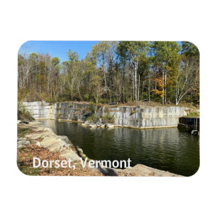 Dorset-Steinbruch in Vermont Magnet