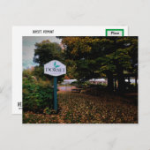 Dorset, Vermont Town Zeichen Postkarte (Vorne/Hinten)