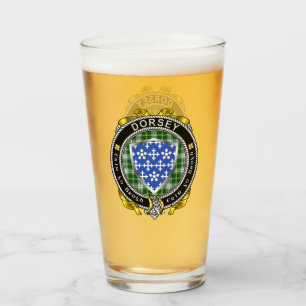 Dorsey/Darcy Irish Shield Beer Glass Glas