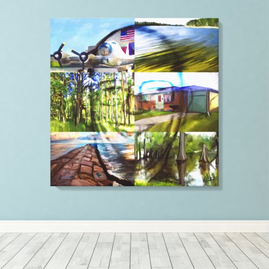 Dorsey Leinwanddruck (Insitu (Holzboden))