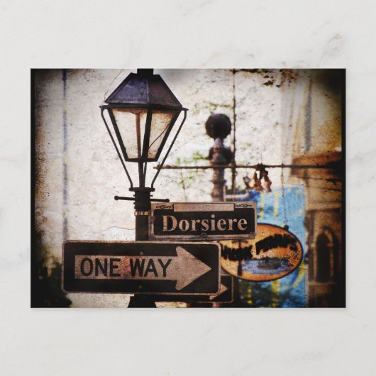 Dorsiere New Orleans Postkarte (Vorderseite)