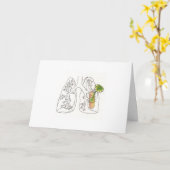 dort dort Lungen Karte (Gelbe Blume)