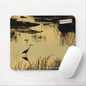 Dort draussen! Fotografie Mousepad (Mit Mouse)