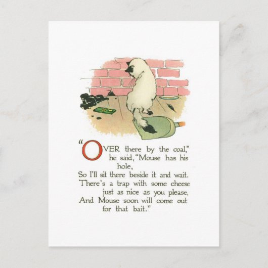 "Dort drüben durch Kohle", sagte er Postkarte (Vorderseite)