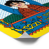 Dort einhängen_B_8x10-Poster Poster (Ecke)