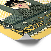 Dort einhängen_C_8x10-Poster Poster (Ecke)