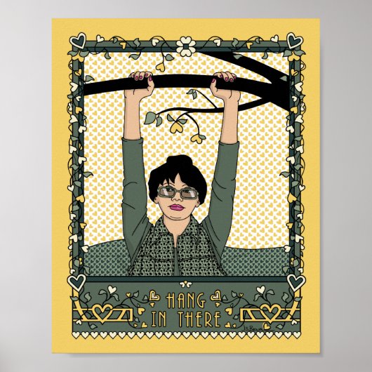 Dort einhängen_C_8x10-Poster Poster (Vorne)