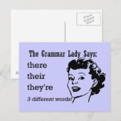 Dort, ihre, sie sind Postkarten (Vorne/Hinten)