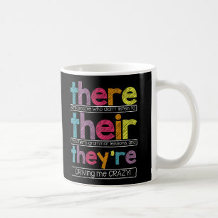 Dort ist ihr Spaß für den Englischlehrer Kaffeetasse