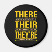 Dort sind sie Englischlehrer Magnet (Vorne)