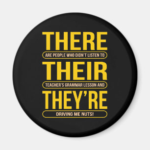 Dort sind sie Englischlehrer Magnet