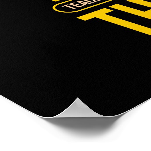 Dort sind sie Englischlehrer Poster (Ecke)