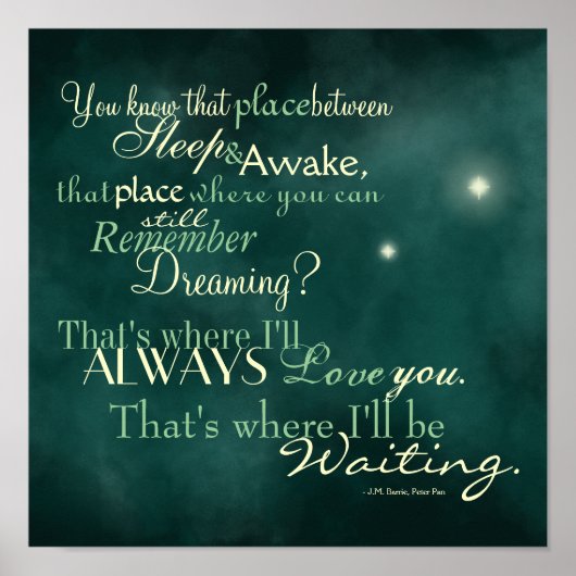 Dort werde ich Gewartet Poster. Poster (Vorne)