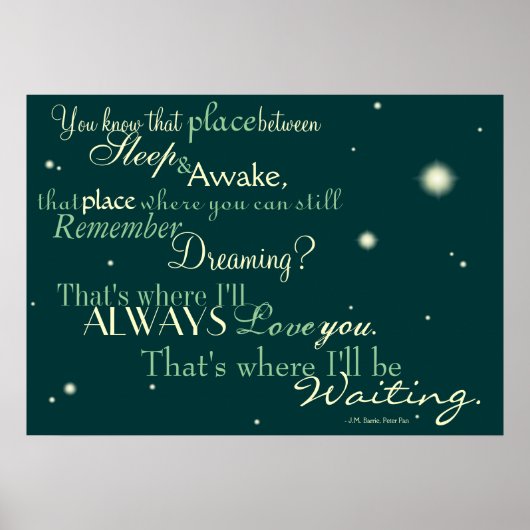 Dort werde ich Gewartet Poster. Poster (Vorne)