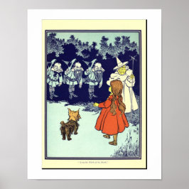 Dorthey trifft Munckins Der Zauberer von Oz Poster