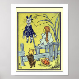 Dorthey trifft Scare Crow - Wunderbarer Zauberer v Poster