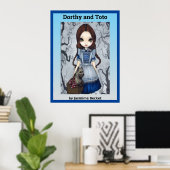 Dorthy und Toto von Jasmine Becket Poster (Heimbüro)