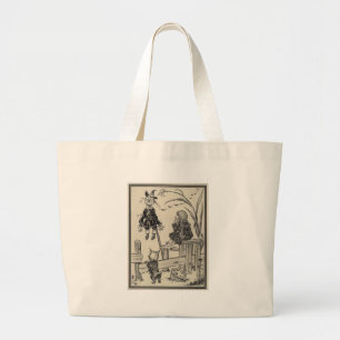 Dorthy, Vogelscheuche und Toto Jumbo Stoffbeutel