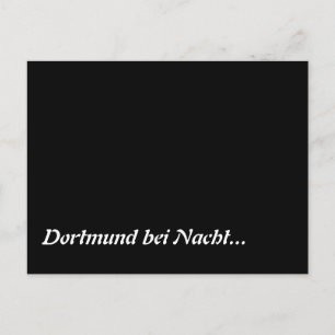Dortmund bei Nacht Postkarte