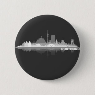 Dortmund City Skyline Button