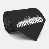 Dortmund City Skyline Krawatte (Gerollt)