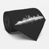 Dortmund City Skyline Krawatte (Gerollt)