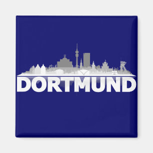Dortmund City Skyline Kühlschrankmagnet