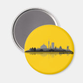 Dortmund City Skyline - Kühlschrankmagnet (Vorderseite/Rückseite)