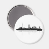 Dortmund City Skyline Magnet (Vorderseite/Rückseite)
