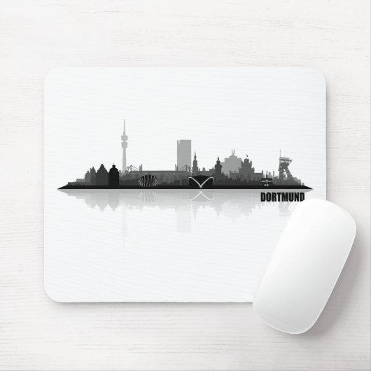 Dortmund City Skyline Mousepad (Mit Mouse)