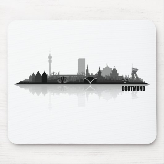 Dortmund City Skyline Mousepad (Vorne)