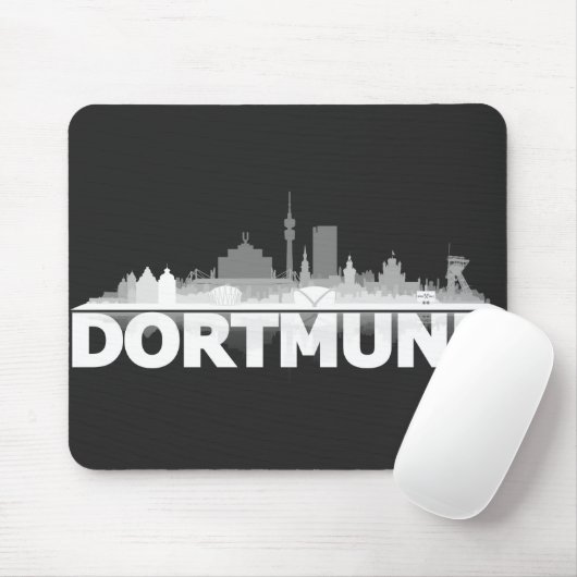 Dortmund City Skyline Mousepad (Mit Mouse)