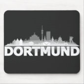 Dortmund City Skyline Mousepad (Vorne)