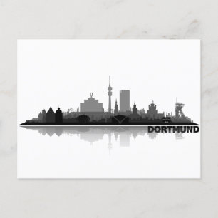 Dortmund City Skyline - Postkarte