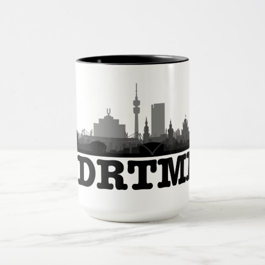 Dortmund City Skyline - Tasse / Becher (Zentrum)
