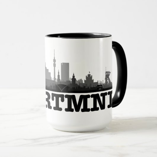 Dortmund City Skyline - Tasse / Becher (VorderseiteRechts)
