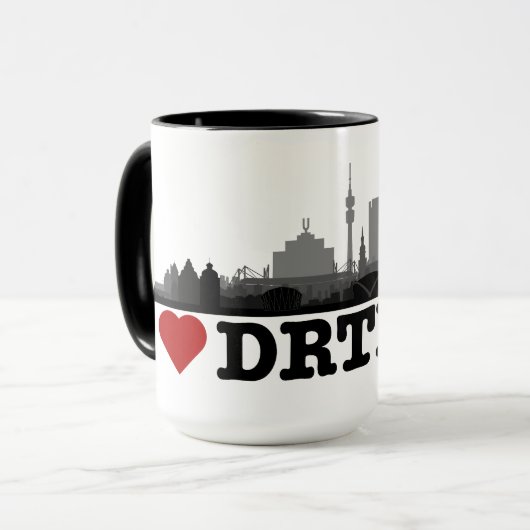 Dortmund City Skyline - Tasse / Becher (Vorderseite Links)