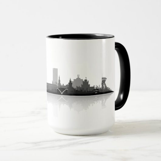 Dortmund City Skyline ´Tasse Tasse (VorderseiteRechts)