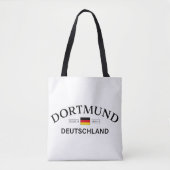 Dortmund Deutschland Coordinates German Tasche (Vorderseite)