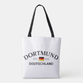 Dortmund Deutschland Coordinates German Tasche (Rückseite)