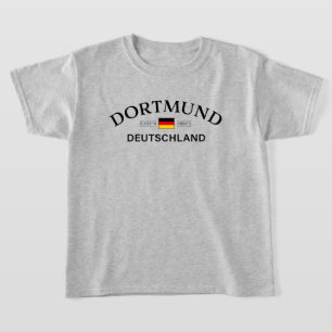 Dortmund Deutschland Koordinaten Deutsche Kinder T-Shirt