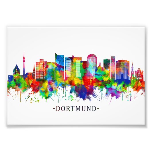 Dortmund Deutschland Skyline Fotodruck (Vorne)