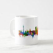 Dortmund Deutschland Skyline Kaffeetasse (Vorderseite Links)