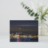 Dortmund, Deutschland-Skyline-Nacht Postkarte (Stehend Vorderseite)