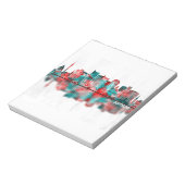 Dortmund Deutschland Skyline Notizblock (Rotiert)