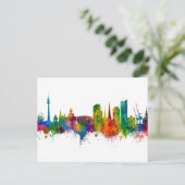 Dortmund Deutschland Skyline Postkarte (Stehend Vorderseite)