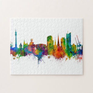 Dortmund Deutschland Skyline Puzzle
