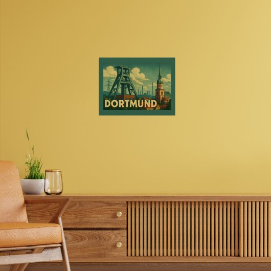 Dortmund Deutschland Stadt Kunst Poster (Wohnzimmer 2)
